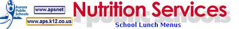 Aurora Public Schools Lunch Menus